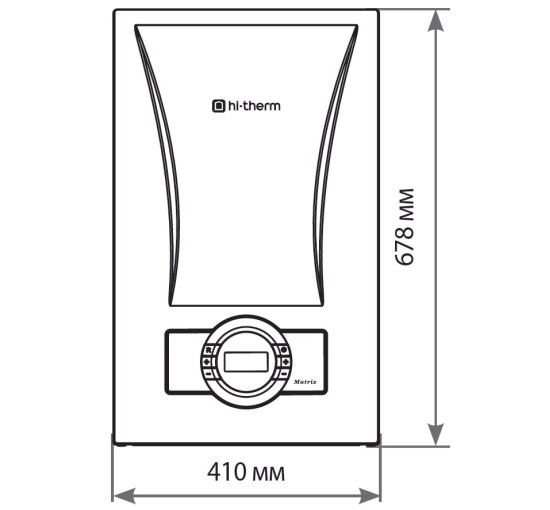 Газовий котел HI-THERM MATRIX 35HST конденсаційний одноконтурний