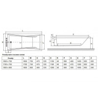 Ванна Акрилова Прямокутна Excellent Palace 1800X800 (Waex.pal18Wh)