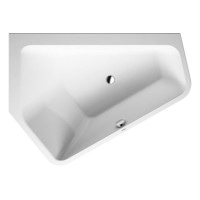 Ванная угловая Duravit PAIOVA 5 левая 177x130 см на раме с панелью (700394000000000)