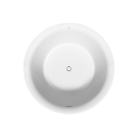 Ванна свободностоящая акриловая Duravit WHITE TULIP Ø140 см на раме с панелью и сифоном (7004700000000000)