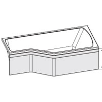 Панель Ravak Be Happy 160 левая (CZ13100A00)