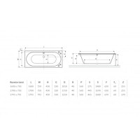 Ванная Акриловая Прямоугольная Excellent Oceana 1600X750 (Waex.oce16Wh)