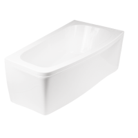 Ванна акриловая ассиметричная Besco Luna 150 правая 150x80 без ножек