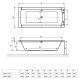 Ванная Акриловая Прямоугольная Excellent Crown Ii 1800X800 (Waex.cro18Wh)