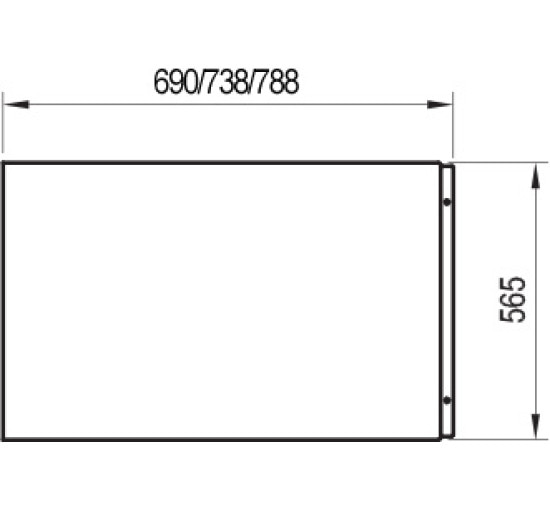 Панель для ванны боковая U 75 RAVAK
