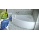 Ванна акрилова асиметрична Besco Cornea Comfort 150 права 150x100 без ніжок