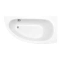 Ванна акриловая ассиметричная Besco Milena 150 правая 150x70 без ножек