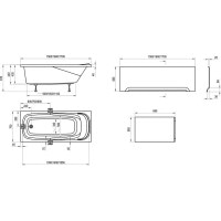 Ванна Ravak Vanda II 150x70 (CO11000000)