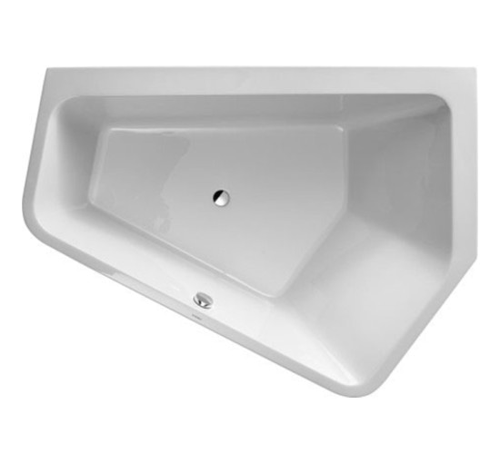 Ванная угловая Duravit PAIOVA 5 правая 190x140 см на раме с панелью (700397000000000)