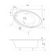 Ванна акрилова Roca Orbita 150x100 права (A24T209000)