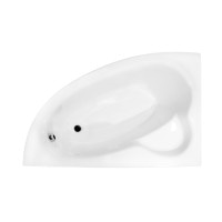Ванна акриловая ассиметричная Besco Natalia 150 левая 150x100 без ножек
