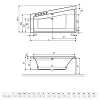 Ванная Акриловая Угловая Excellent Sfera Левая 1700X1000 (Waex.sfl17Wh)