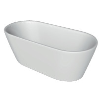 Ванна акриловая отдельностоящая Volle с сифоном 160x75x60 см (12-22-612)