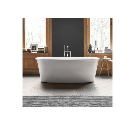 Ванна свободностоящая акриловая Duravit WHITE TULIP 180х90 см на раме с панелью и сифоном (700469000000000)