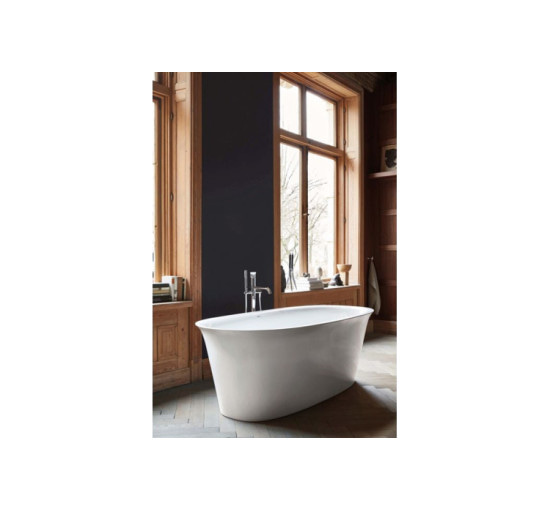 Ванна свободностоящая акриловая Duravit WHITE TULIP 180х90 см на раме с панелью и сифоном (700469000000000)