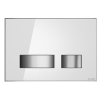 Кнопка смыва movi белое стекло Cersanit