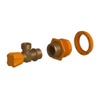 Угловой клапан для установки system aqua 0/2/4 Cersanit