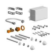 Коплект кріплення з довгими настінними важілями для інсталяції system aqua Cersanit