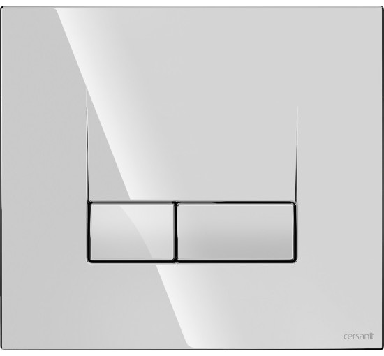 Кнопка смыва base smart глянцевый хром Cersanit