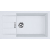 Кухонна мийка Franke Sirius 2.0 S2D Slim 611-78 XL (143.0627.387) з тектонайта - врізна - оборотна - колір Білий (2 отвори)