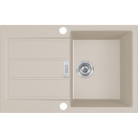 Кухонна мийка Franke Sirius 2.0 S2D 611-78 (143.0621.331) з тектонайта - врізна - оборотна - колір Сахара (2 отвори)
