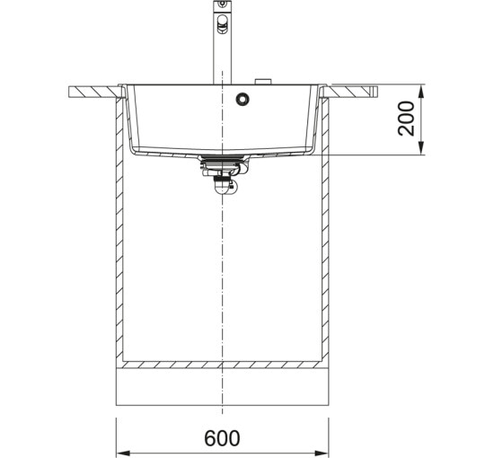 Кухонна мийка Franke Centro CNG 610-54 (114.0630.411) гранітна - врізна - оборотна - колір Онікс