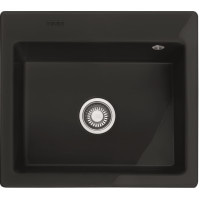 Кухонна мийка Franke Mythos MTK 610-58 (124.0335.851) керамічна - врізна - колір Онікс