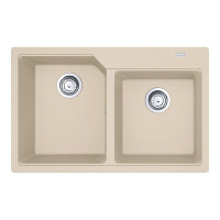Кухонная мойка Franke Urban UBG 620-78 (114.0574.900) гранитная - врезная - цвет Бежевый - (пластиковый коландер в комлекте)