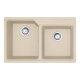 Кухонная мойка Franke Urban UBG 620-78 (114.0574.900) гранитная - врезная - цвет Бежевый - (пластиковый коландер в комлекте)