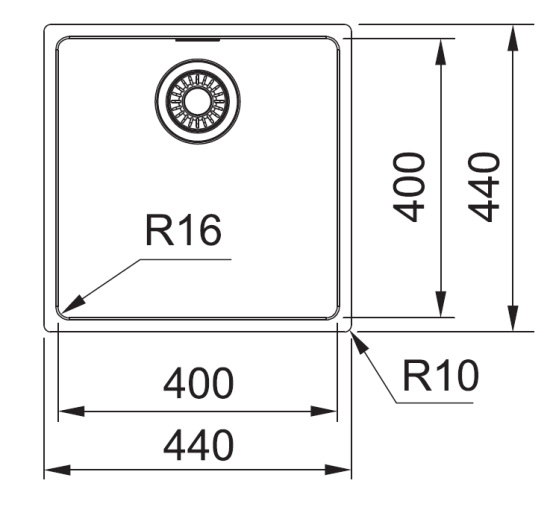 Кухонная мойка Franke Maris MRX 210-40 (127.0543.997/127.0598.745) нержавеющая сталь - монтаж врезной, в уровень либо под столешницу - полированная