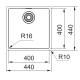 Кухонная мойка Franke Maris MRX 210-40 (127.0543.997/127.0598.745) нержавеющая сталь - монтаж врезной, в уровень либо под столешницу - полированная