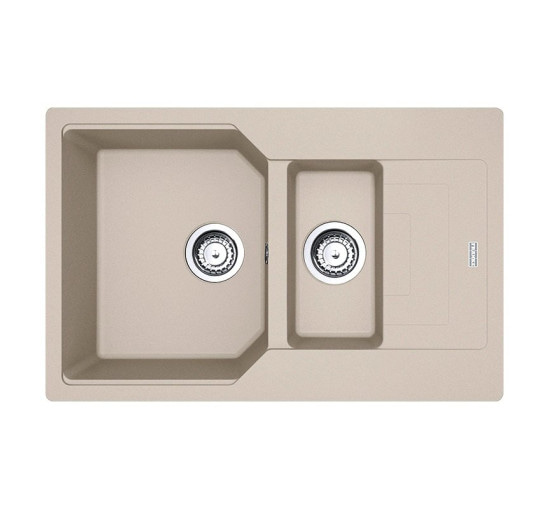Кухонна мийка Franke Urban UBG 651-78 (114.0574.988) гранітна - врізна - оборотна - колір Бежевий - (пластиковий коландер у комлекті)