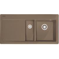 Кухонная мойка Franke Mythos MTK 651-100 (124.0335.871) керамическая - врезная - цвет Капучино крыло справа