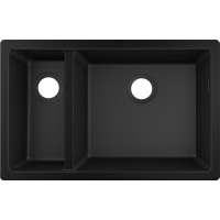 Кухонна мийка Hansgrohe S510-U635 під стільницю 710х450 дві чаші 180/450 Graphiteblack (43433170)