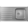 Кухонна мийка Hansgrohe S4111-F400 на стільницю 975х505 з сифоном (43341800) Stainless Steel