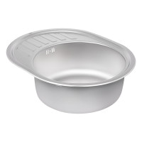Кухонна мийка Qtap 5745 0,8 мм Satin (QT5745SAT08)