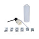Кухонная мойка Lidz H5050G 3.0/0.8 мм Brush Grey (LDH5050GPVD3008)