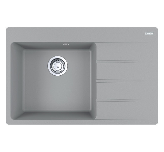 Кухонна мийка Franke Centro CNG 611-78 TL (114.0630.477) гранітна - врізна - крило праворуч - колір Сірий камінь