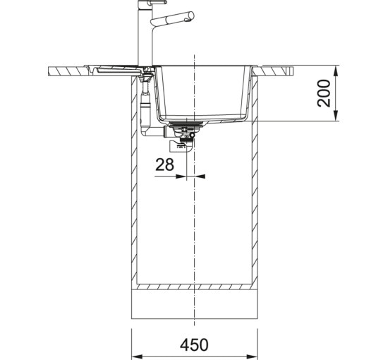 Кухонная мойка Franke Centro CNG 611-62 (114.0630.423) гранитная - врезная - оборотная - цвет Оникс