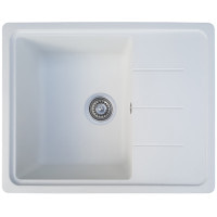 Кухонна мийка Romzha Patrat 62 Biela (102)