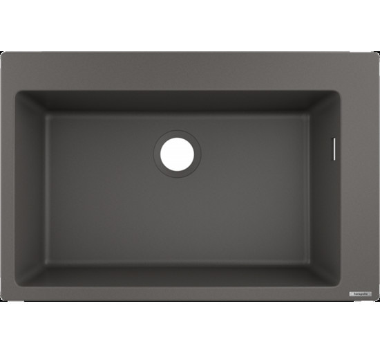 Кухонна мийка Hansgrohe S510-F660 77х51 Stonegrey (43313290)