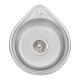 Кухонна мийка Lidz 4539 0,8 мм Satin (LIDZ4539SAT8)