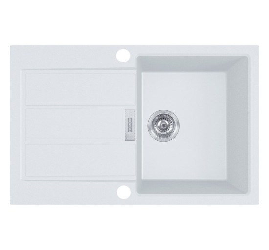 Кухонна мийка Franke Sirius 2.0 S2D 611-78 (143.0621.332) з тектонайта - врізна - оборотна - колір Білий (2 отвори)