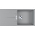 Кухонная мойка Franke Centro CNG 611-100 (114.0630.446) гранитная - врезная - оборотная - цвет Серый камень