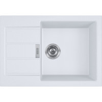 Кухонна мийка Franke Sirius 2.0 S2D 611-62 Slim (143.0631.681) з тектонайта - врізна - оборотна - колір Білий (2 отвори)