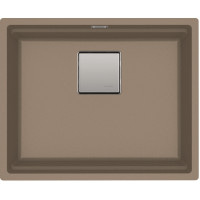 Кухонна мийка Franke KUBUS 2 KNG 110-52 (125.0517.045) гранітна - монтаж під стільницю - колір Мигдаль - (коландер та коврик Rollmat у комплекті)