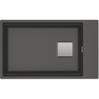 Кухонная мойка Franke KUBUS 2 KNG 110-62 (125.0631.519) гранитная - монтаж под столешницу - цвет черный мат - (коландер и коврик Rollmat в комплекте)