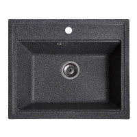 Кухонная мойка Romzha Patrat Grafit (201)