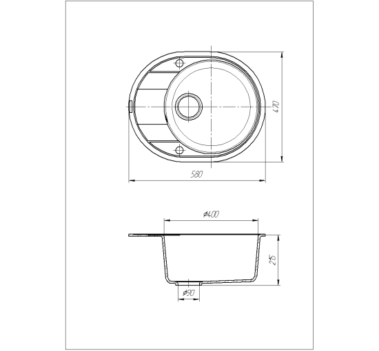 Кухонная мойка Romzha Voce Teracota (701)