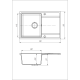 Кухонная мойка Romzha Jorum 78 Seda (601)